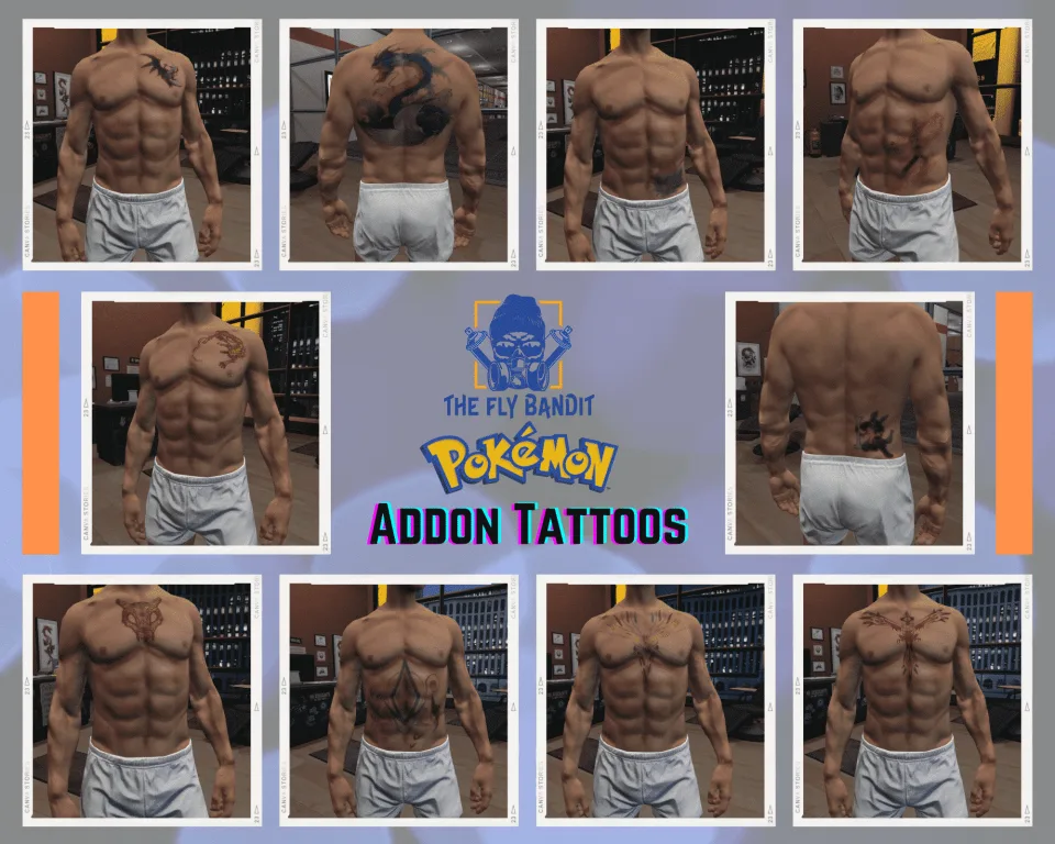 [200] Tattoo Pack for FiveM Servers | Supports qb and esx - interface detail 2