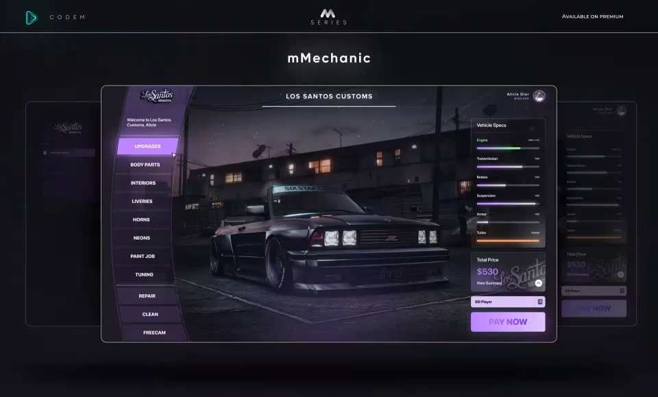 mMechanic Job - interface detail