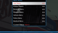 FiveM Admin Menu | vMenu Replacement