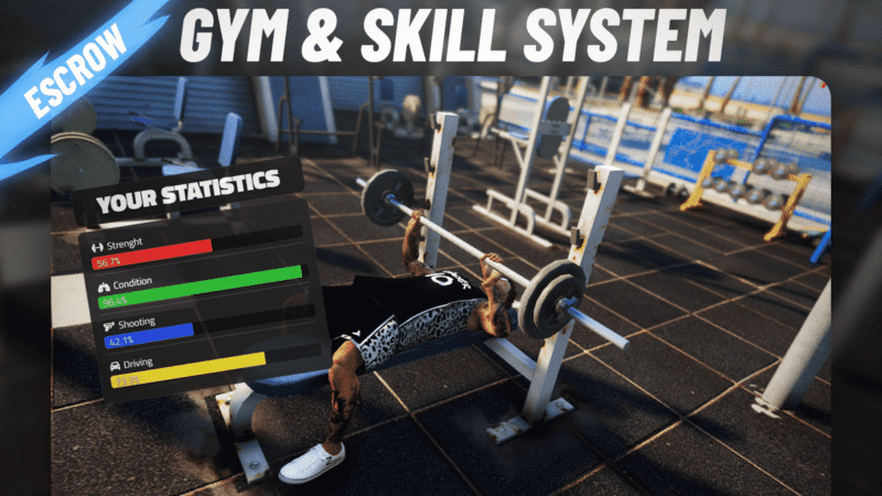 FiveM GYM Script & SKILLS