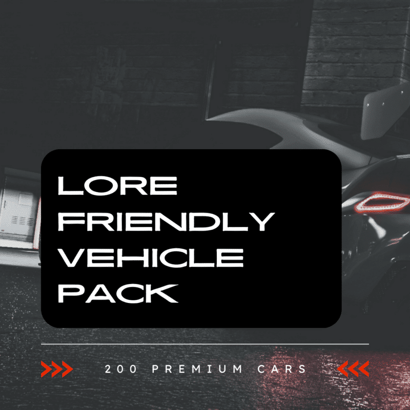 Lore Friendly Vehicle Pack 200+ Vehicles