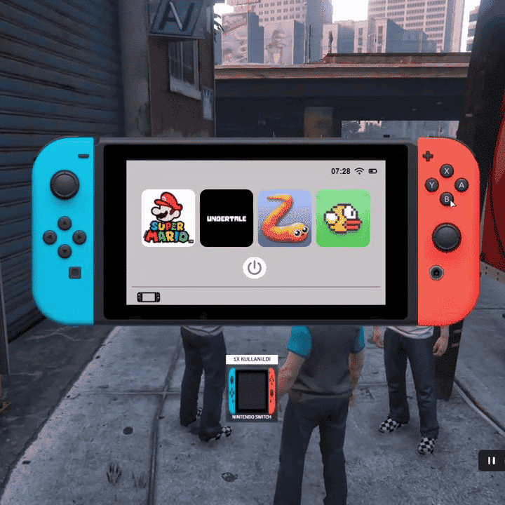 Nintendo Switch for qb-core and esx tebex