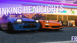 Winking Headlights